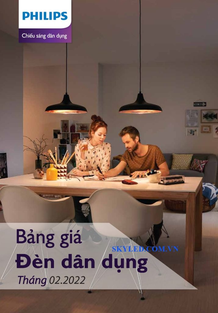 Catalogue Bảng giá đèn led Philips tháng 2 2022 1