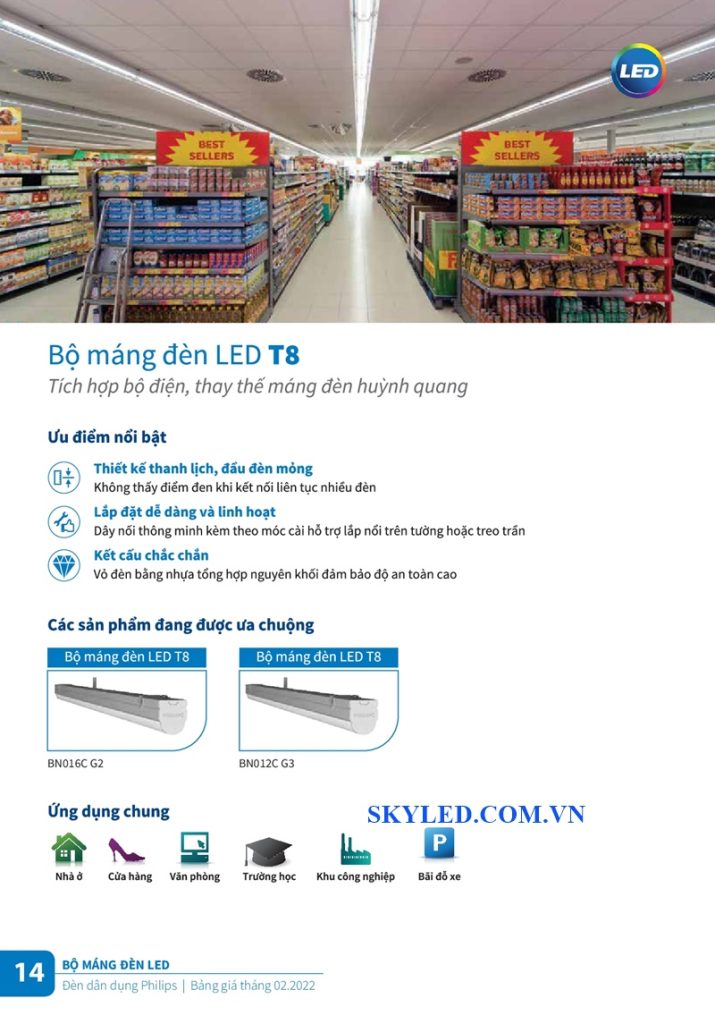 Catalogue Bảng giá đèn led Philips tháng 2 2022 14