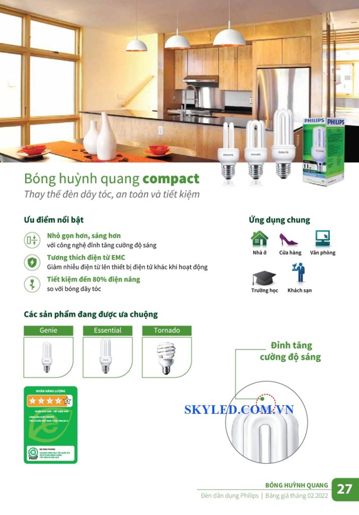 Catalogue Bảng giá đèn led Philips tháng 2 2022 27