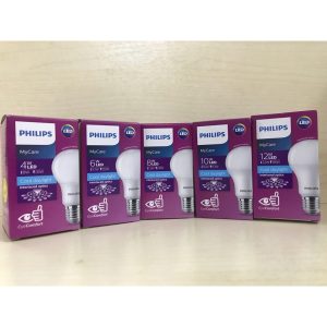 Đèn led bulb 12W Mycare Philips 4 anh thuc te mycare 8w