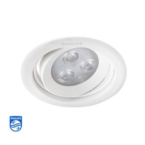 den chieu diem spot recessed led 1x3w philips 1