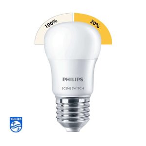 den led bulb 6 5w e27 scene switch philips