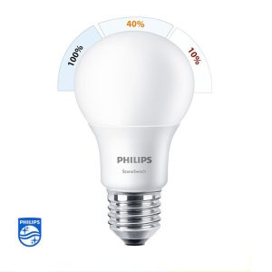 den led bulb 9w scene switch philips 1